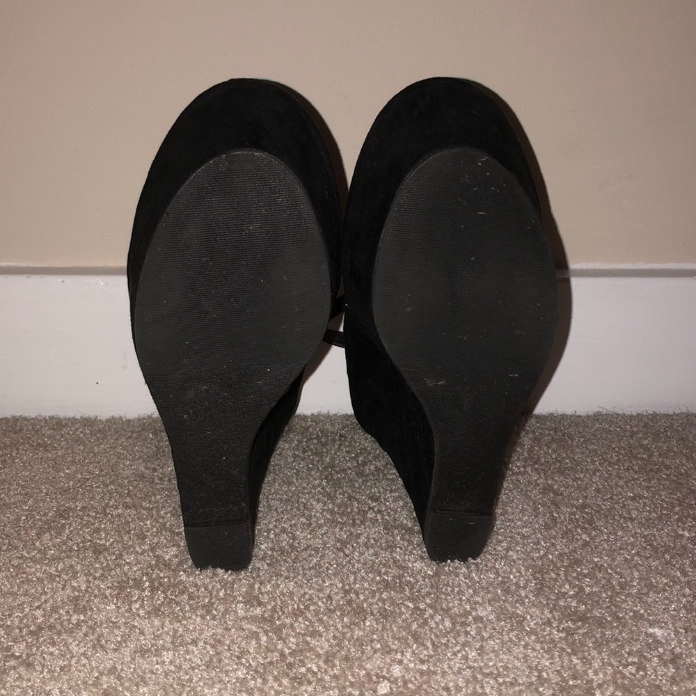Black Madden Girl Wedges - Picture 4 of 5